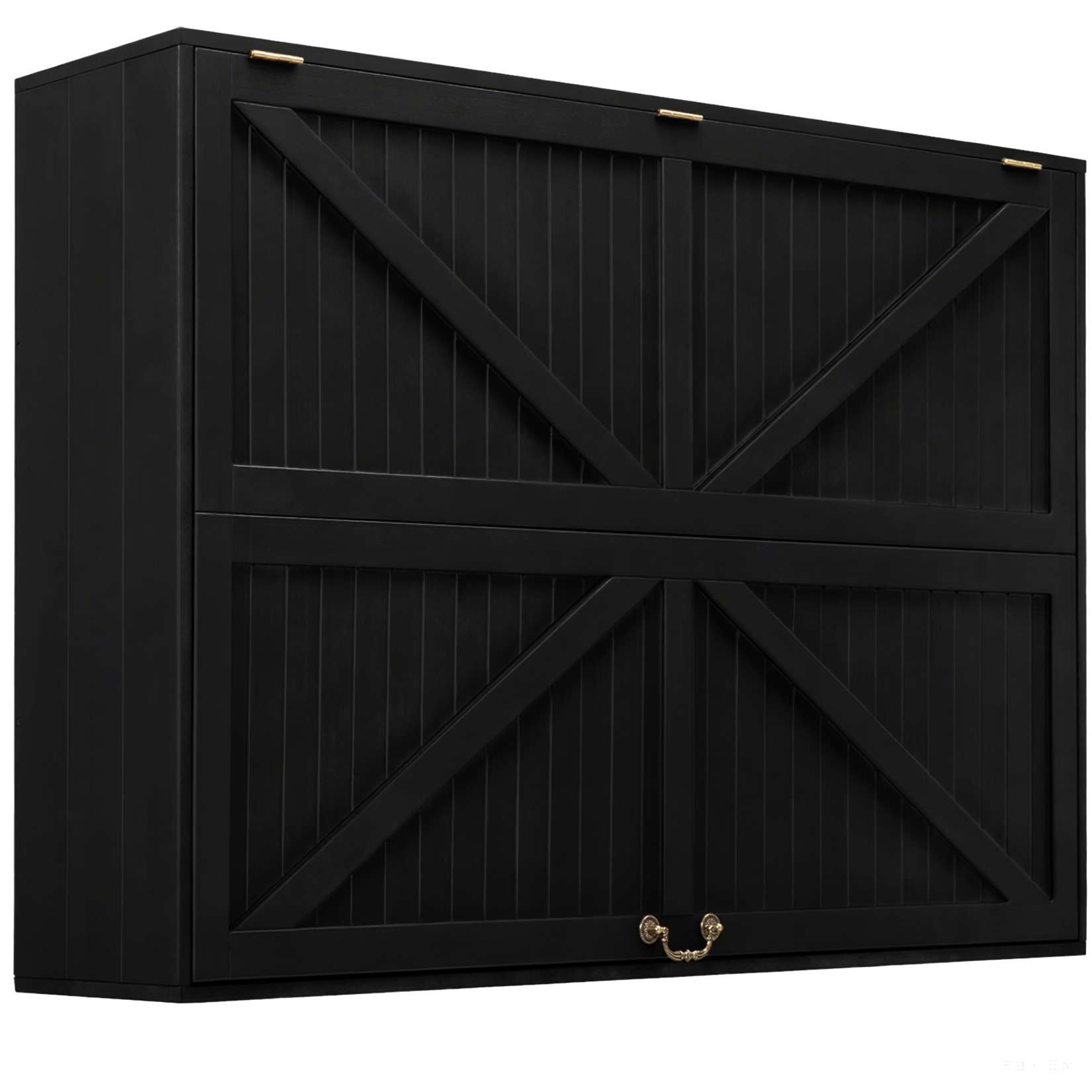 55-Inch Solid Wood Weatherproof Outdoor TV Enclosure
