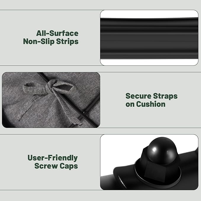 Oversized Indoor Rocking Chair with Thick Cushion, Cozy Egg-Shaped Wicker for Bedroom, Living room, Patio, Courtyard