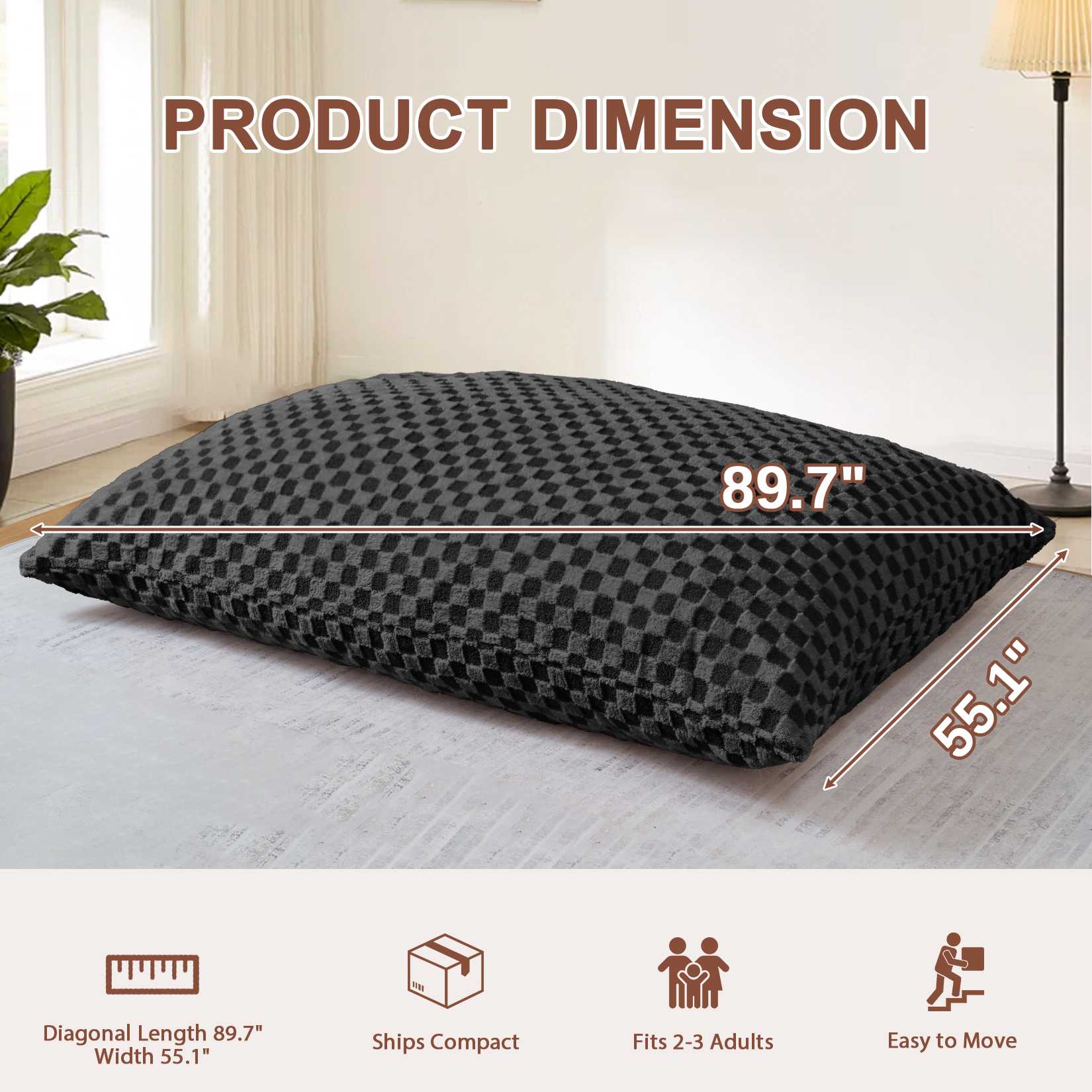 4 in 1 Bean Bag Chair