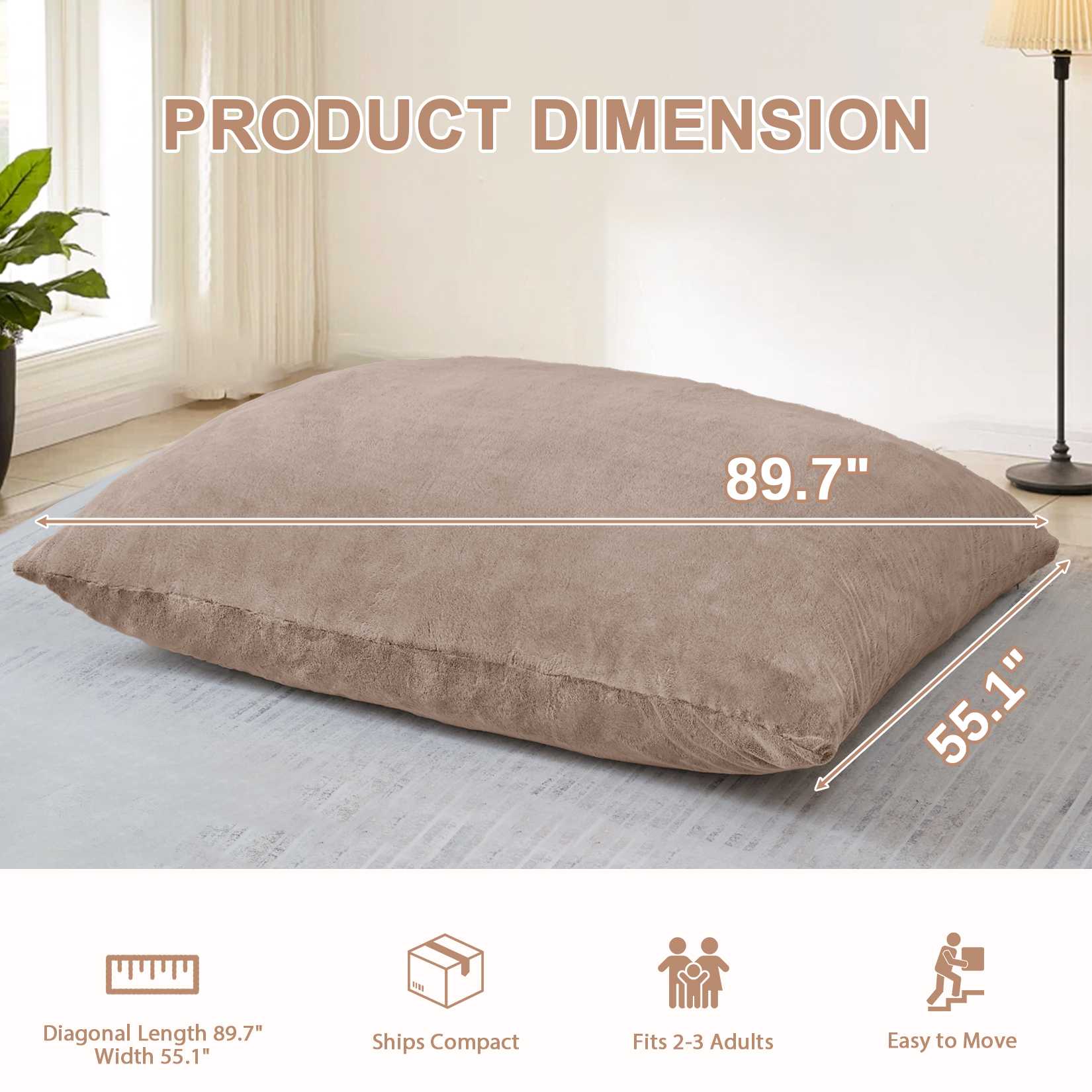 4 in 1 Bean Bag Chair