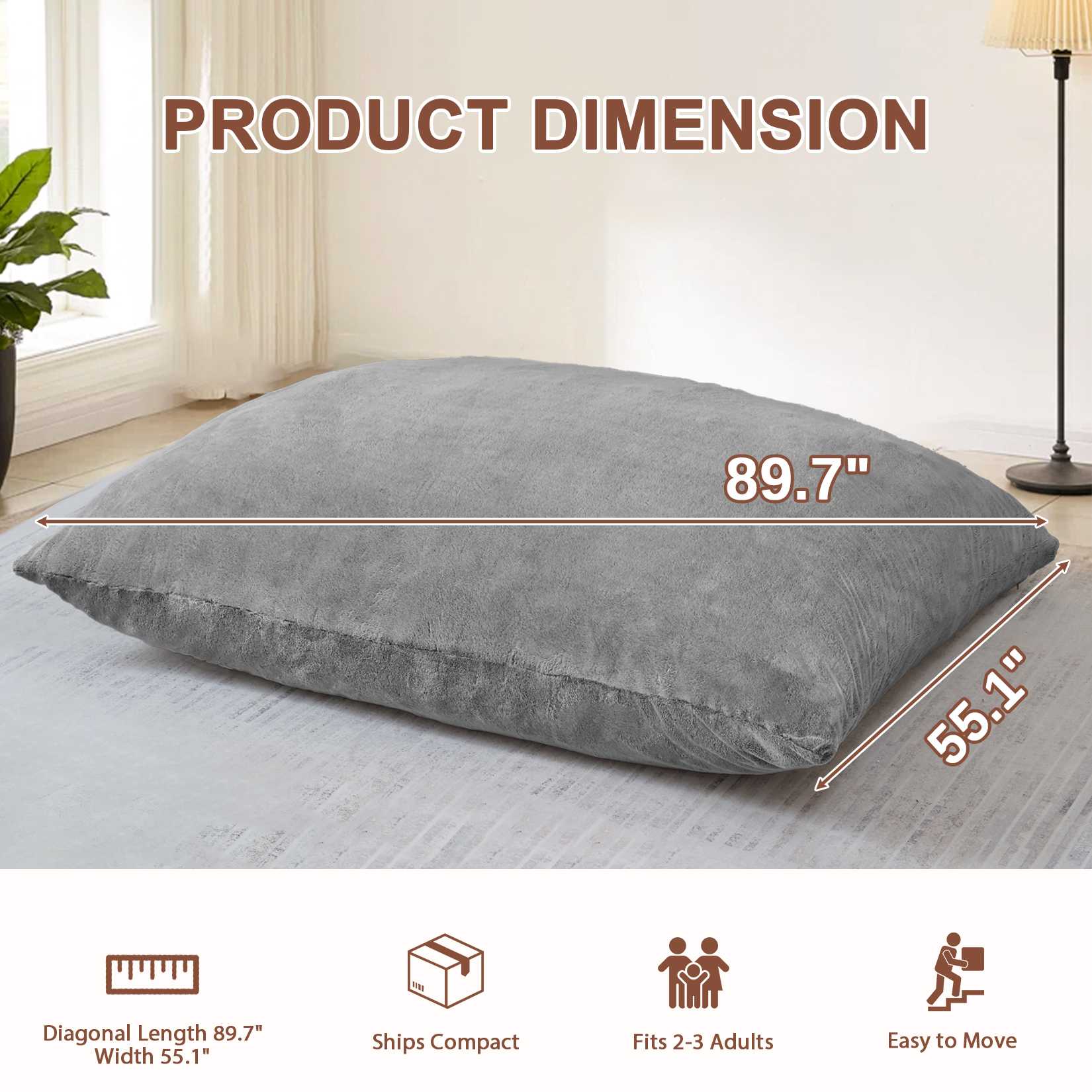 4 in 1 Bean Bag Chair