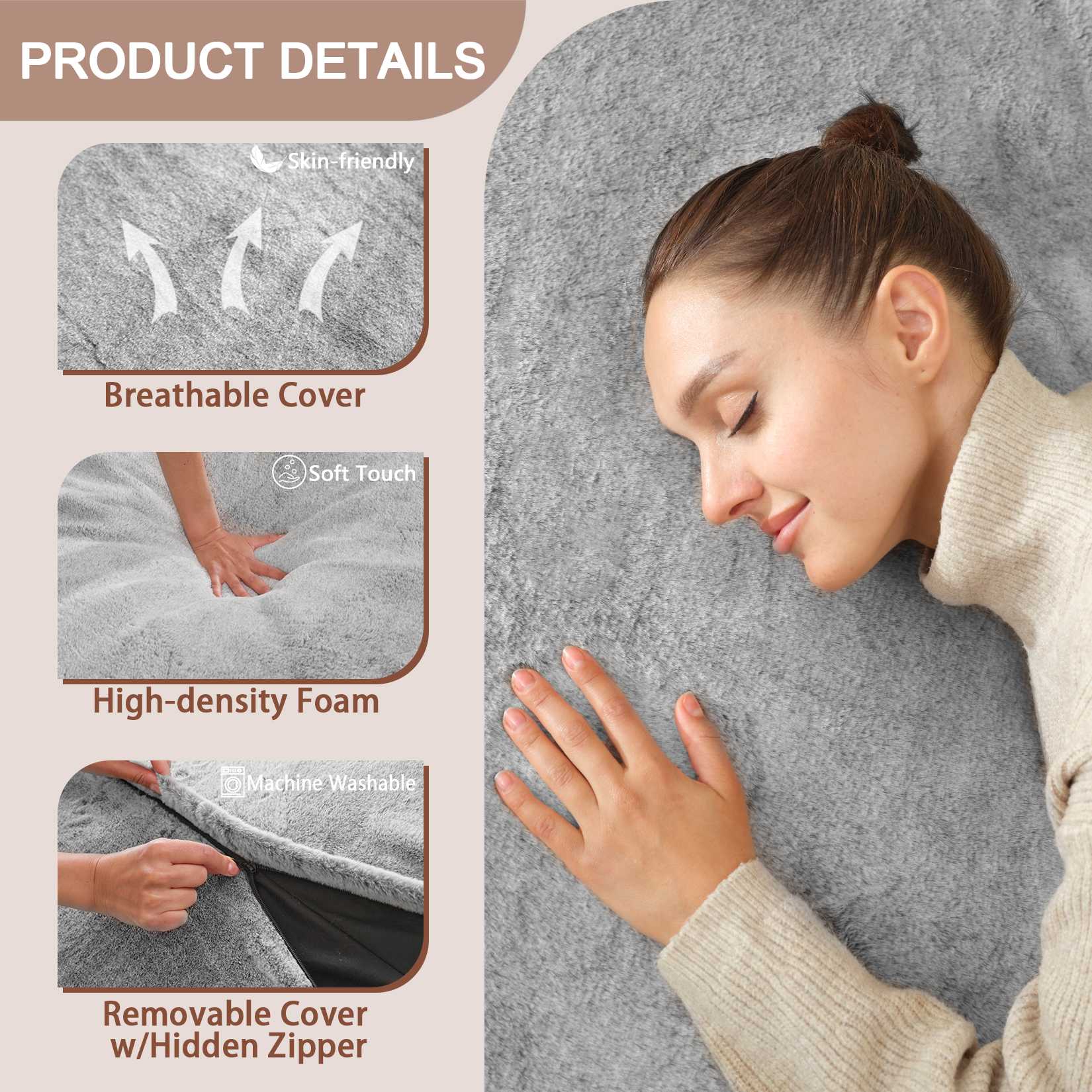 4 in 1 Bean Bag Chair