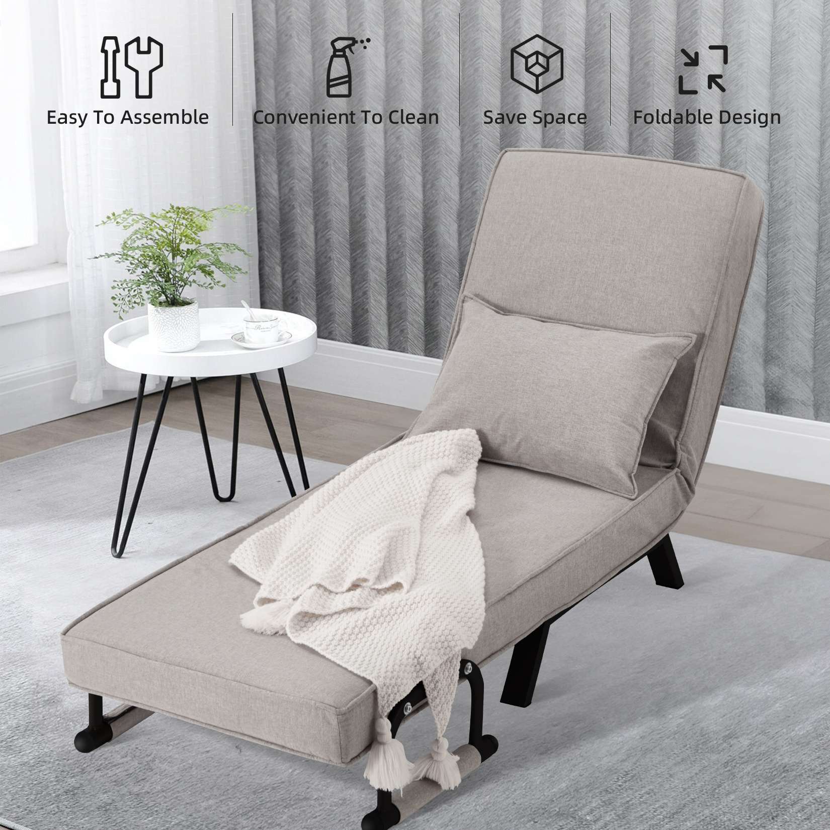 Avocahom Convertible Sofa Bed Sleeper Chair