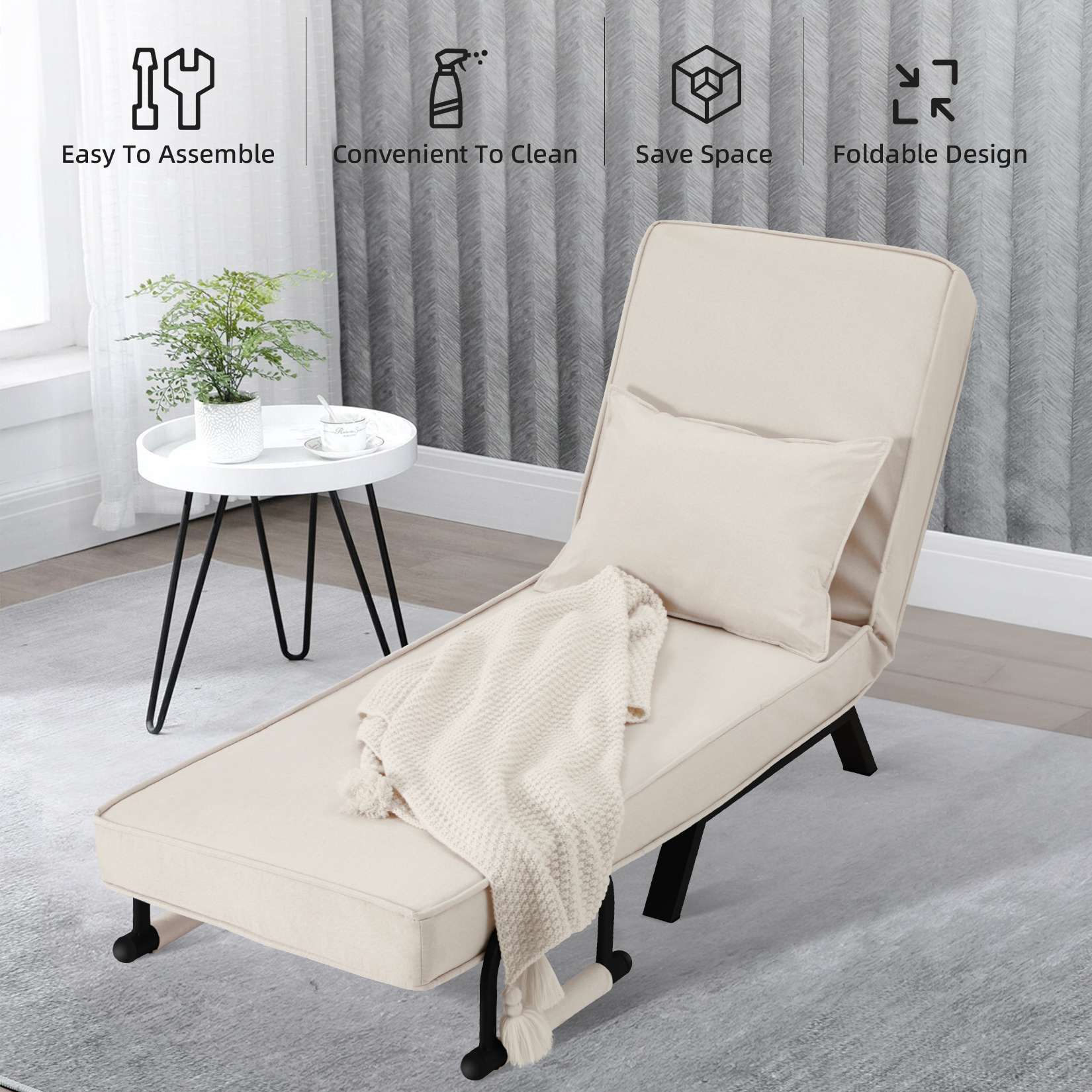 Avocahom Convertible Sofa Bed Sleeper Chair