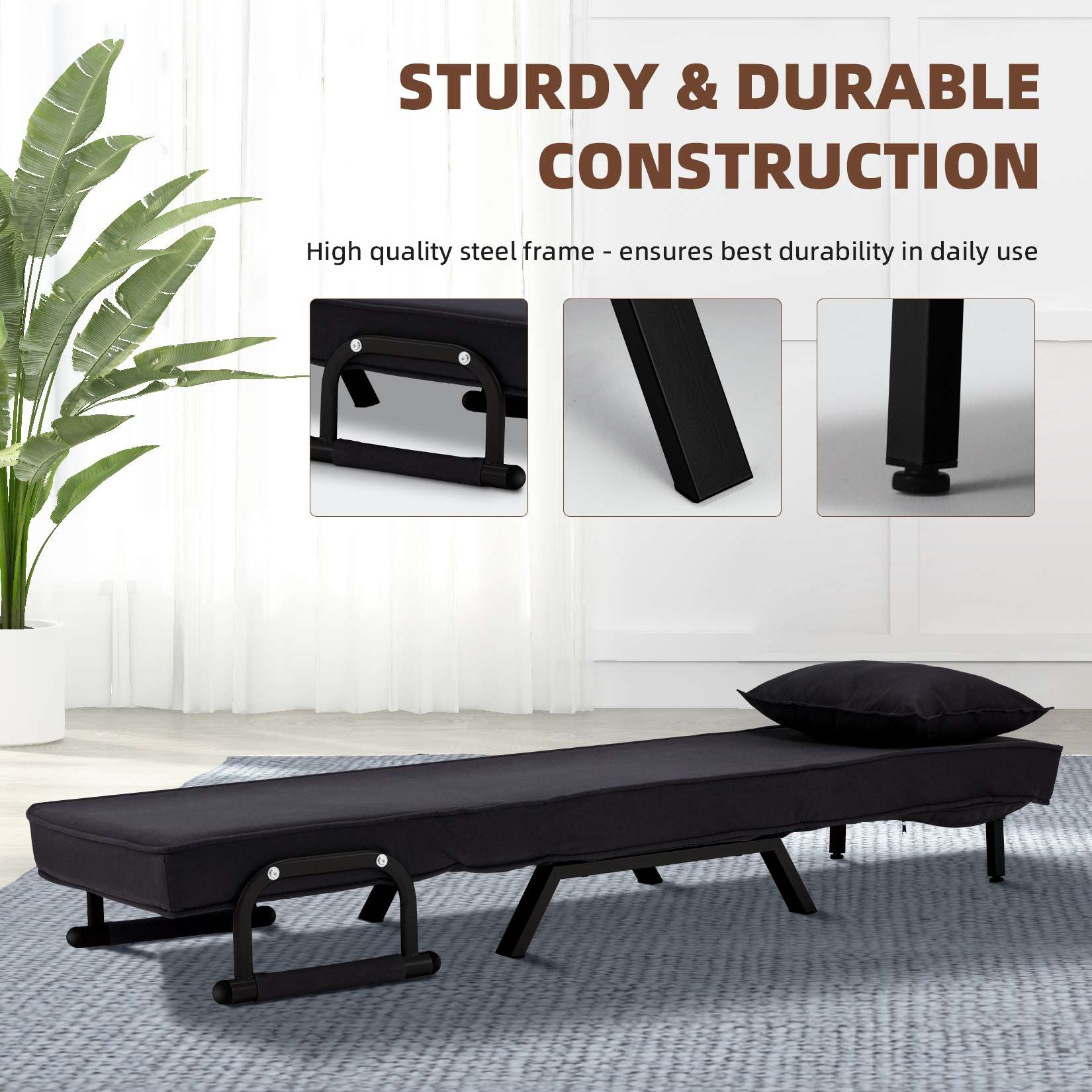 Avocahom Convertible Sofa Bed Sleeper Chair