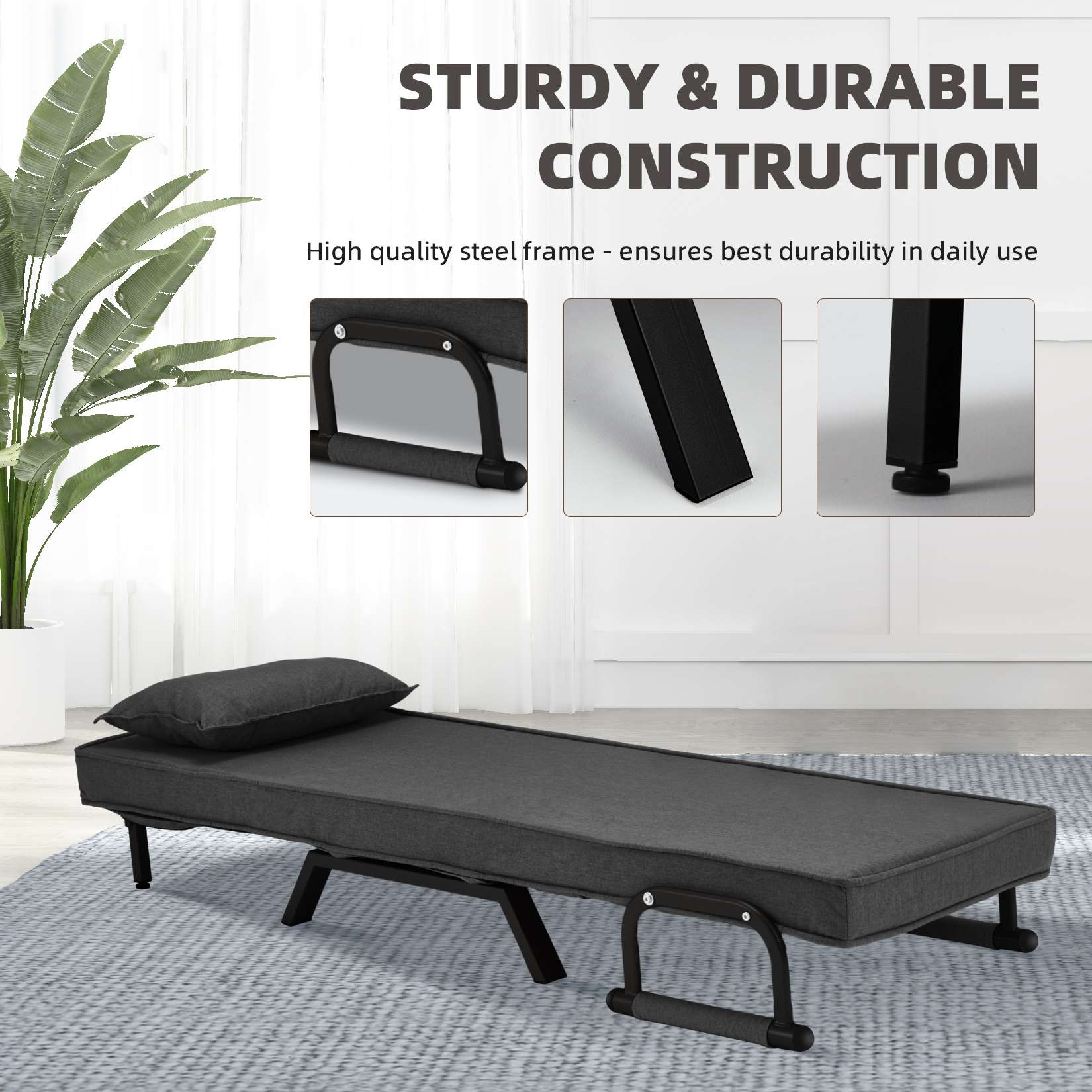 Avocahom Convertible Sofa Bed Sleeper Chair