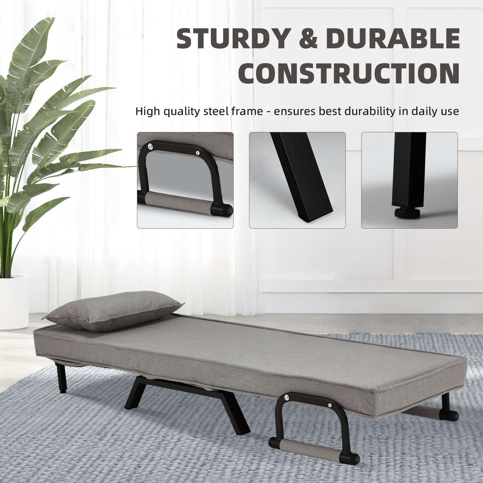 Avocahom Convertible Sofa Bed Sleeper Chair