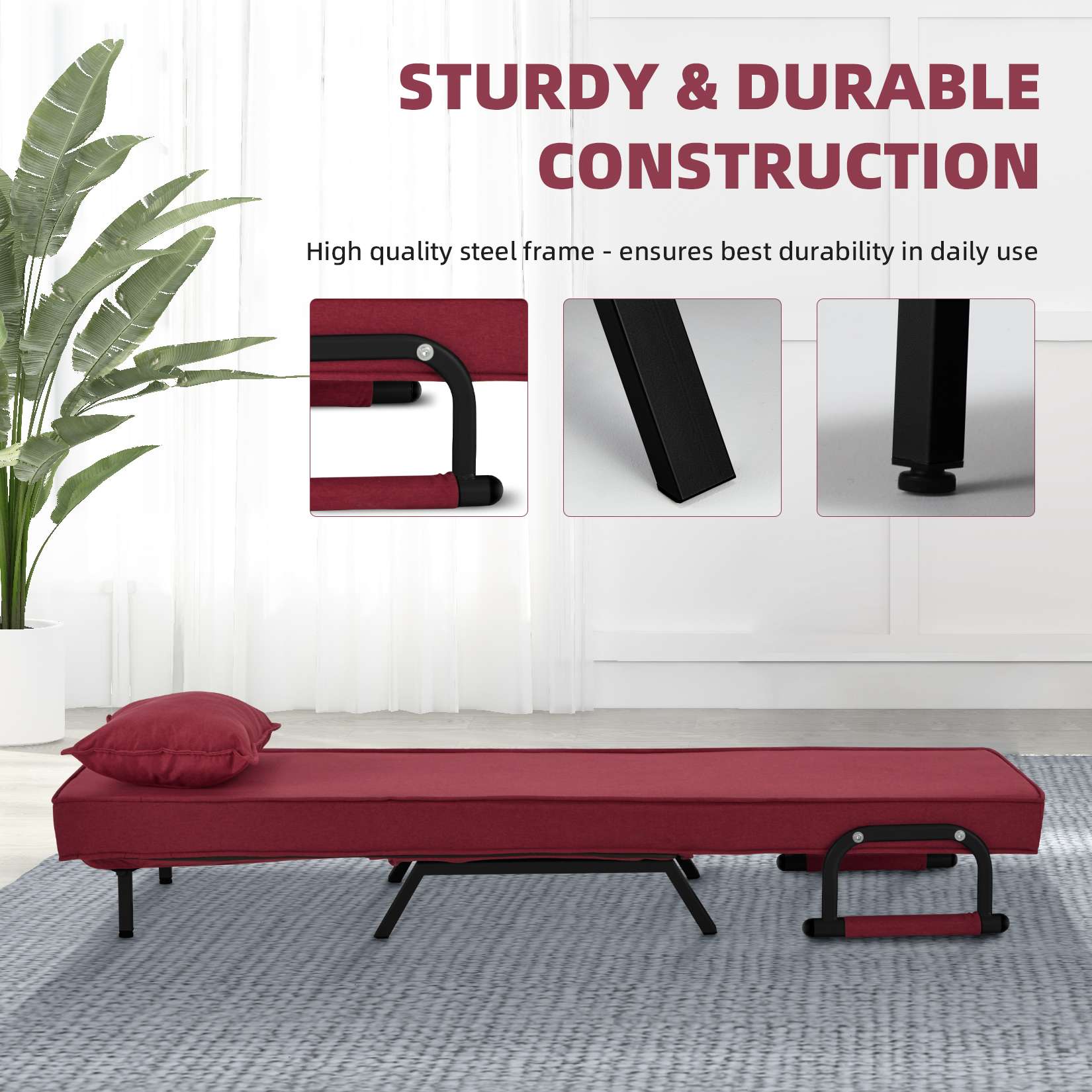 Avocahom Convertible Sofa Bed Sleeper Chair