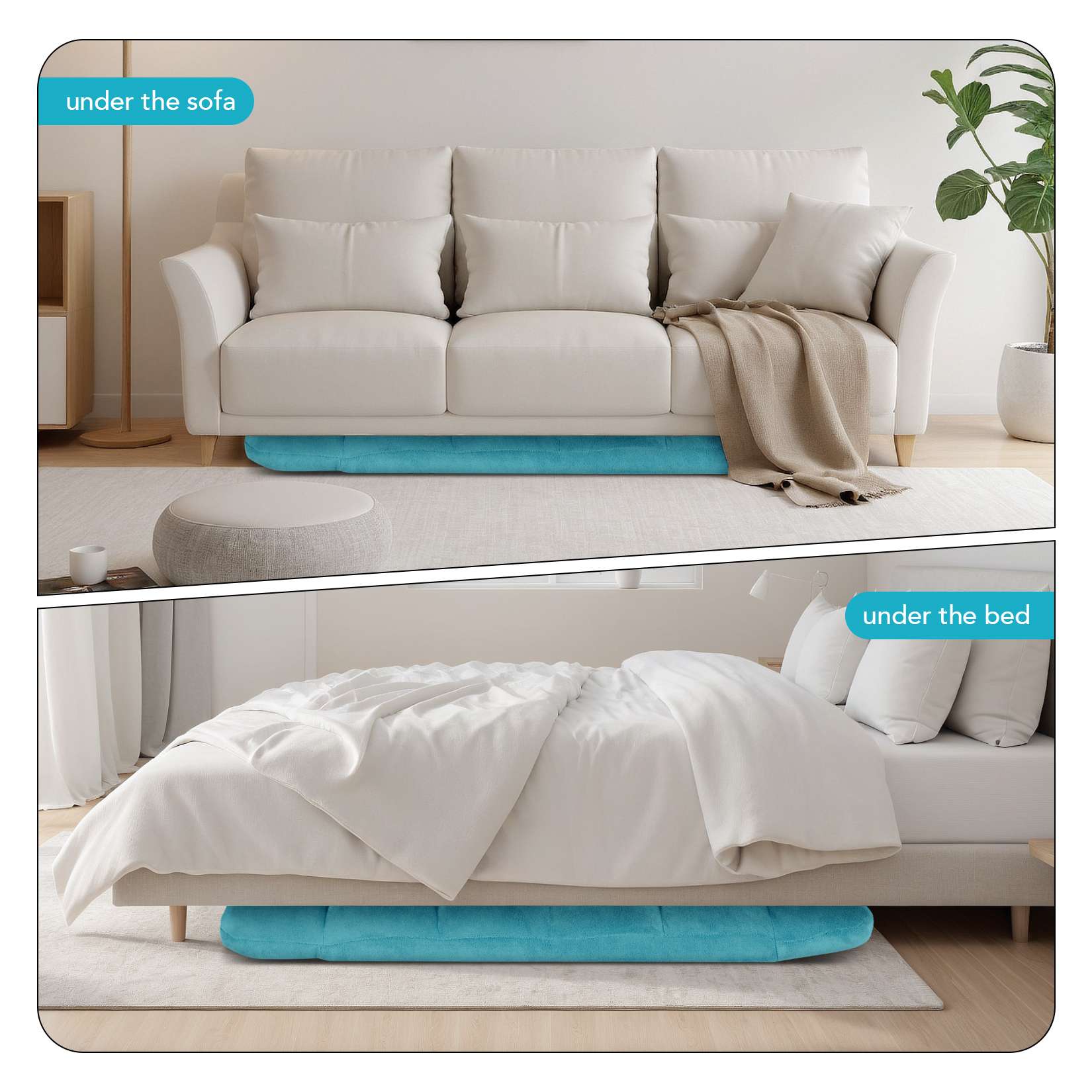 Folding Floor Chair with Back Support