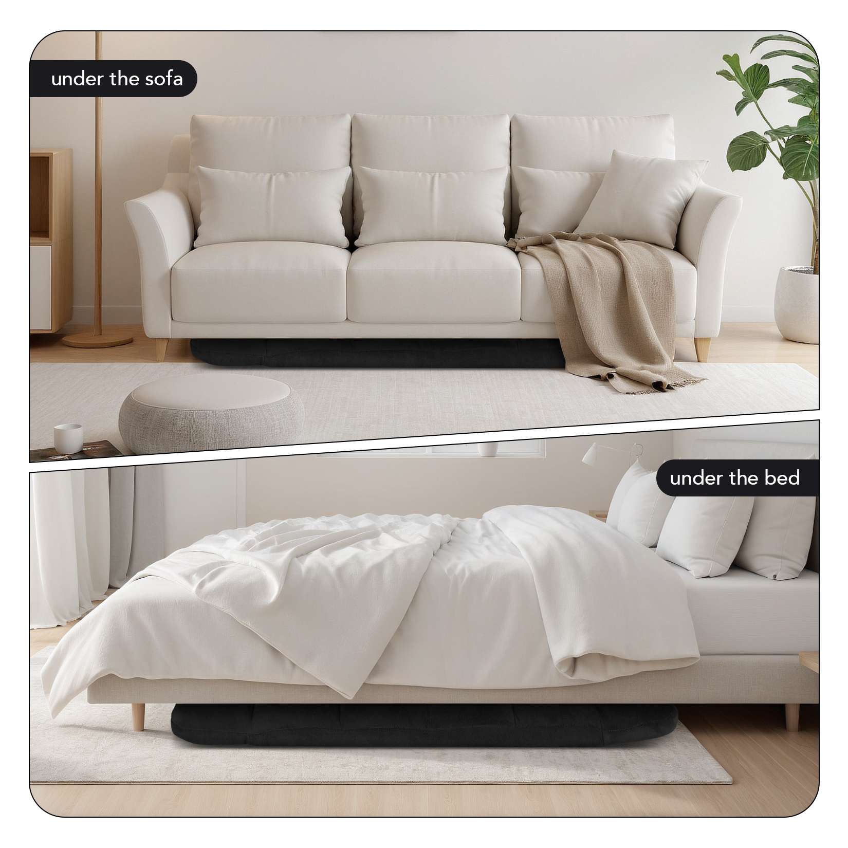 Folding Floor Chair with Back Support