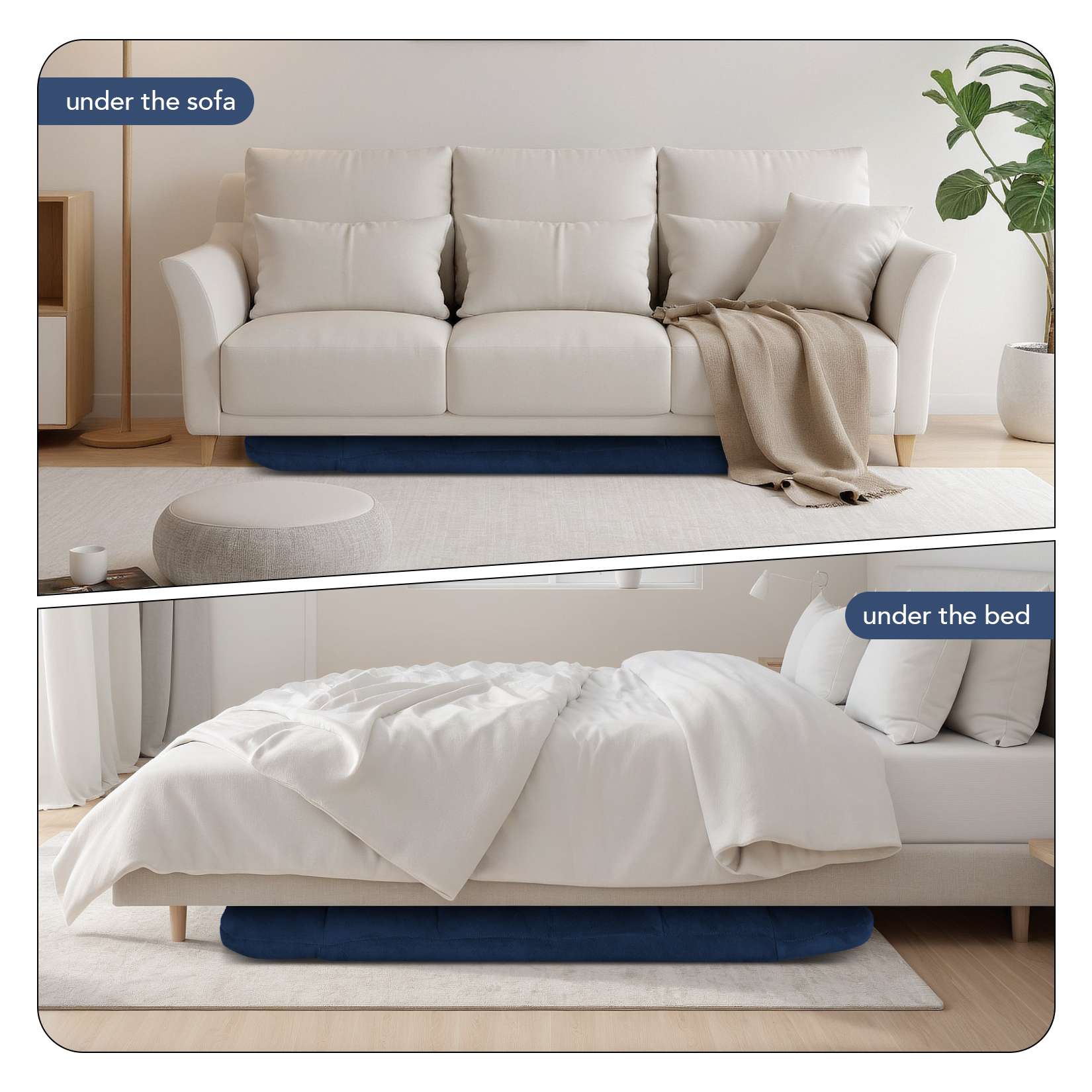 Folding Floor Chair with Back Support