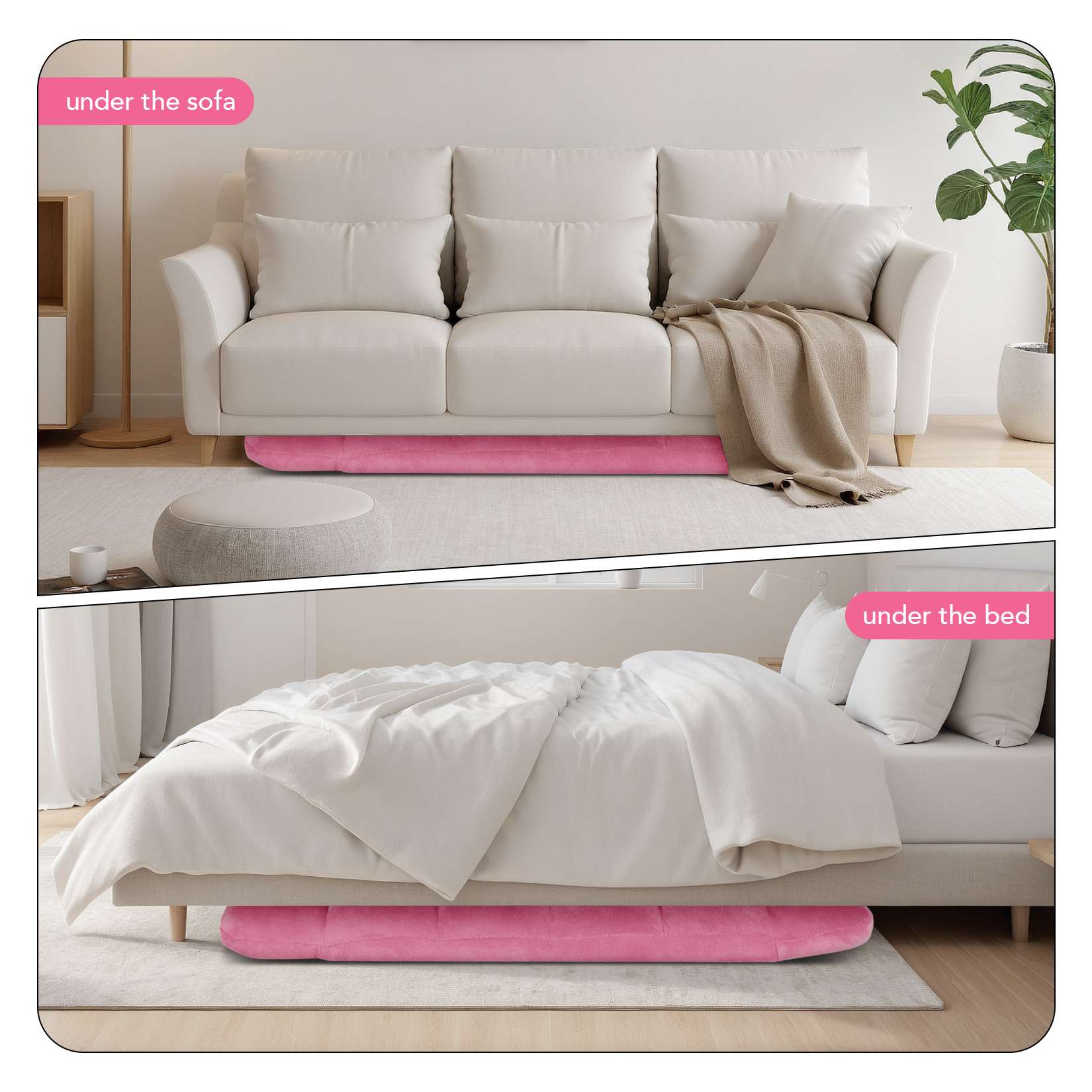 Folding Floor Chair with Back Support