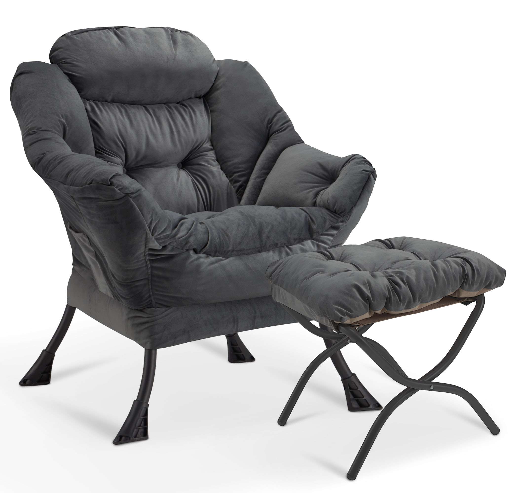 Avocahom Lazy Chair with Folding Ottoman