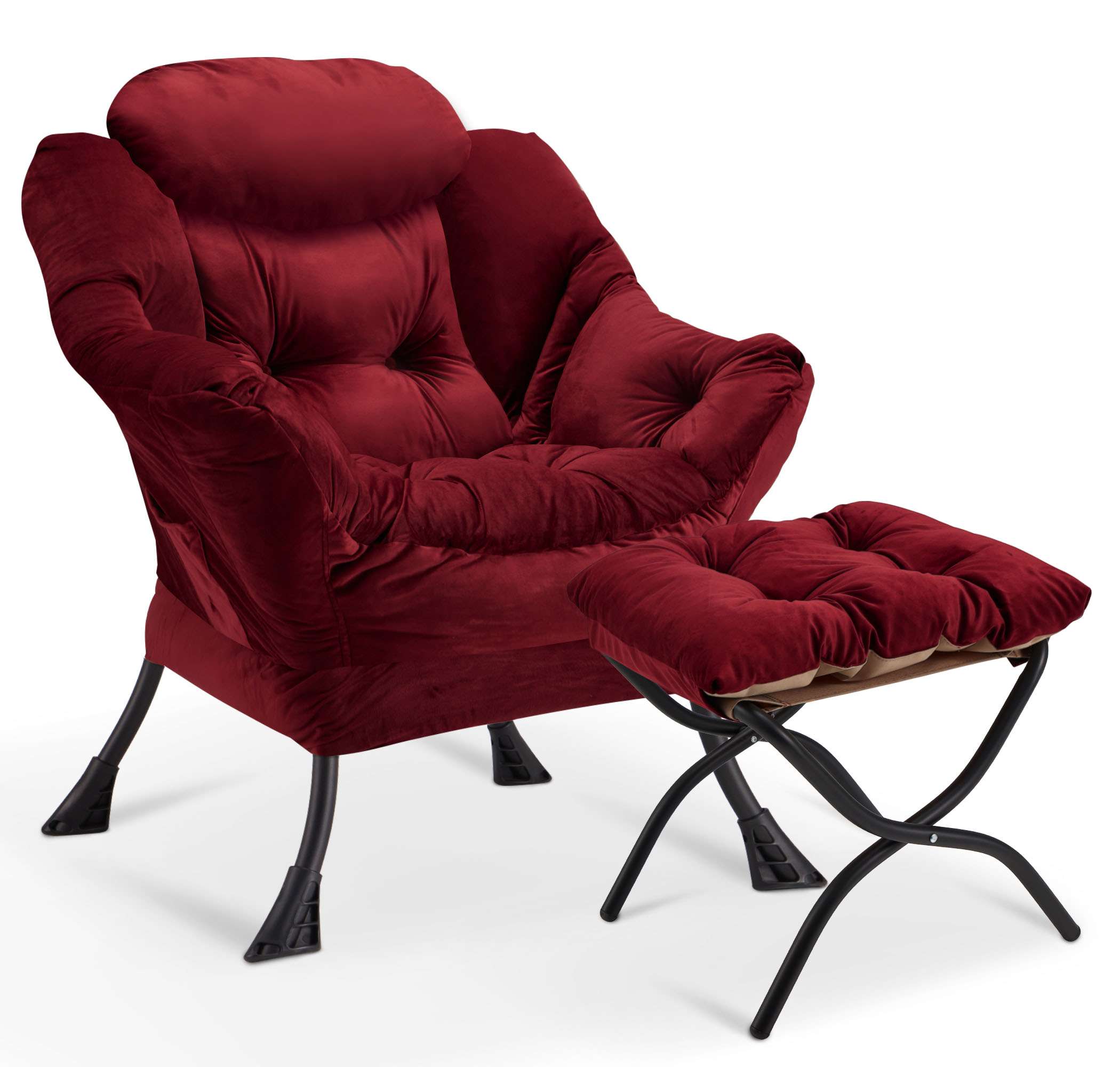 Avocahom Lazy Chair with Folding Ottoman