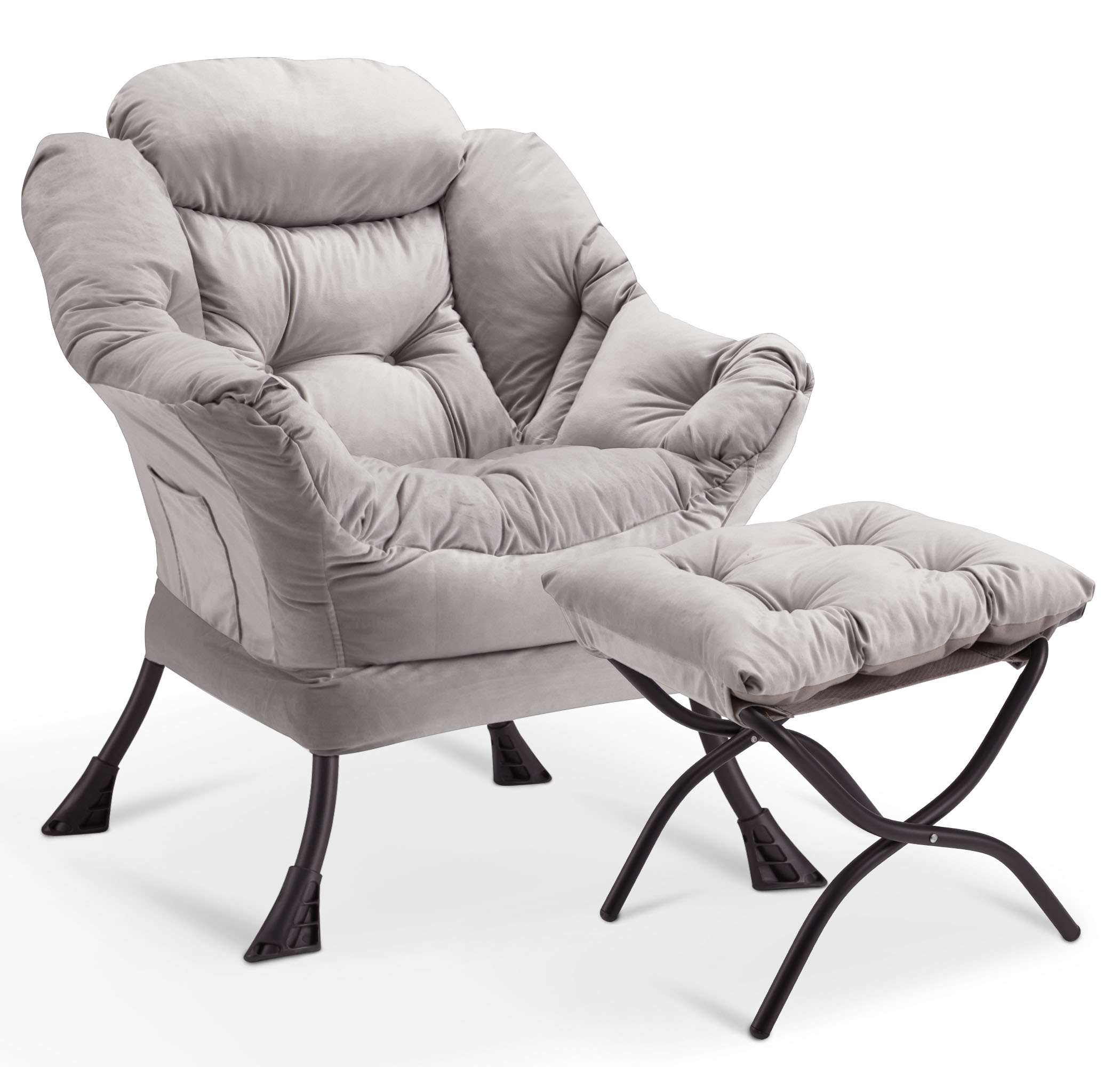 Avocahom Lazy Chair with Folding Ottoman