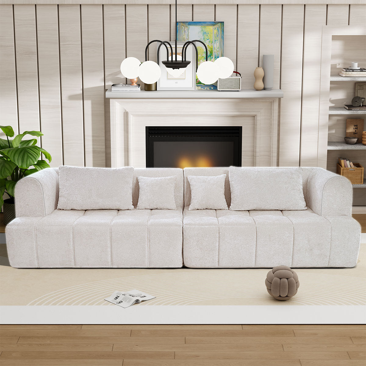 103" Modular Sectional Sofa Couch
