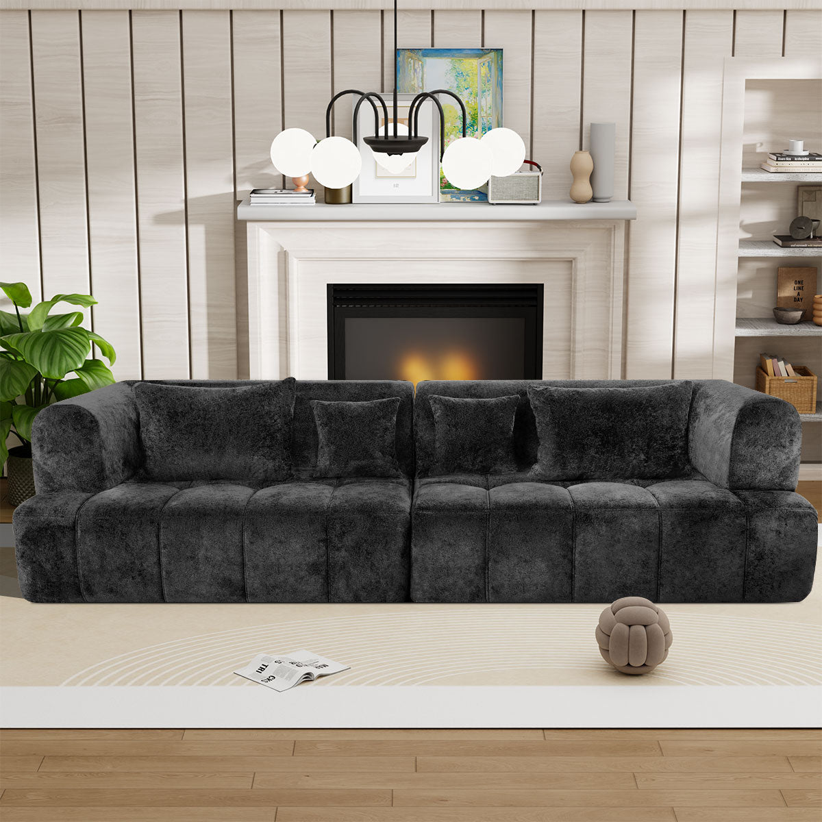103" Modular Sectional Sofa Couch