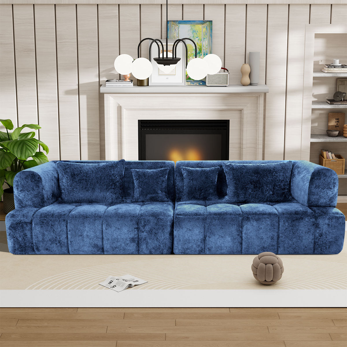 103" Modular Sectional Sofa Couch