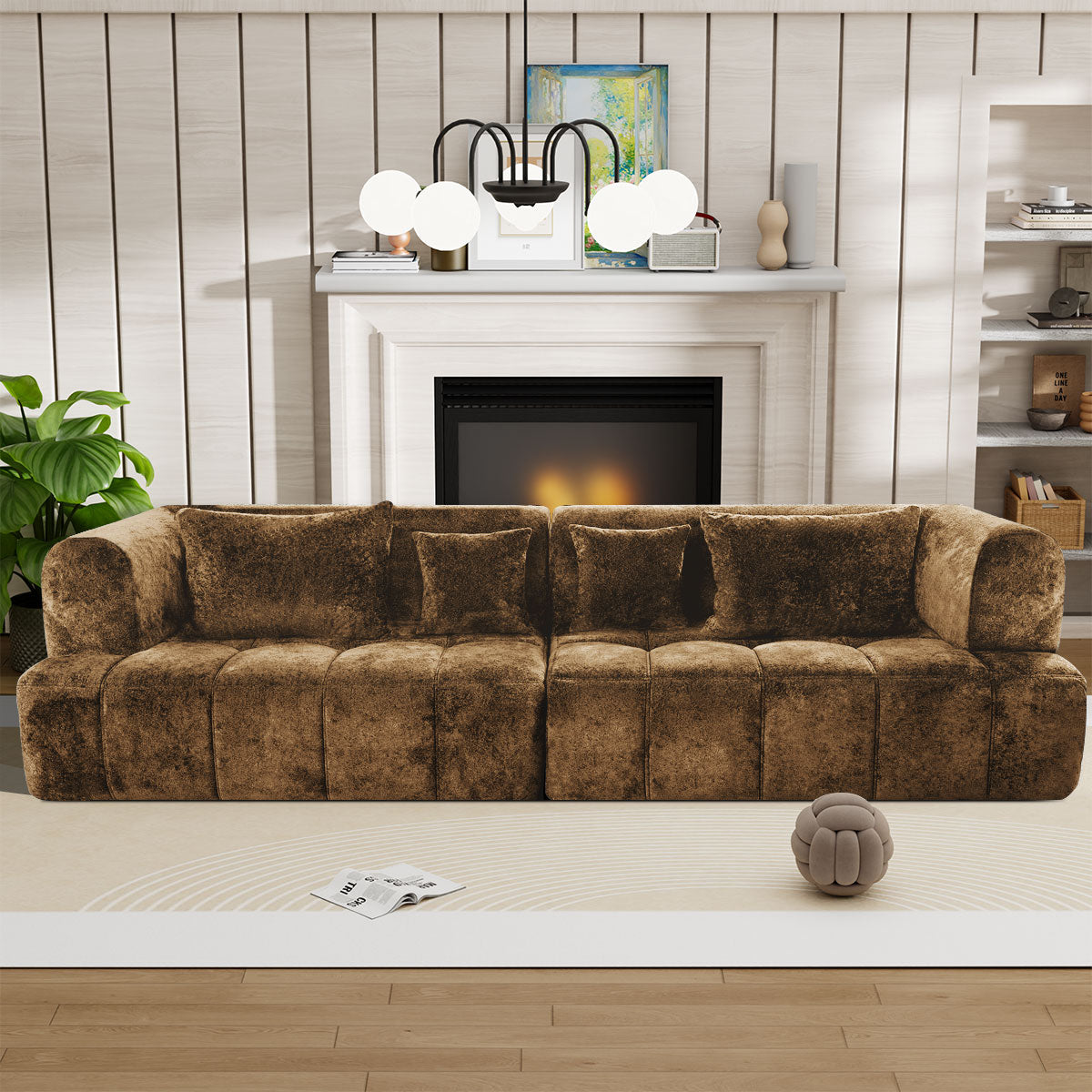 103" Modular Sectional Sofa Couch