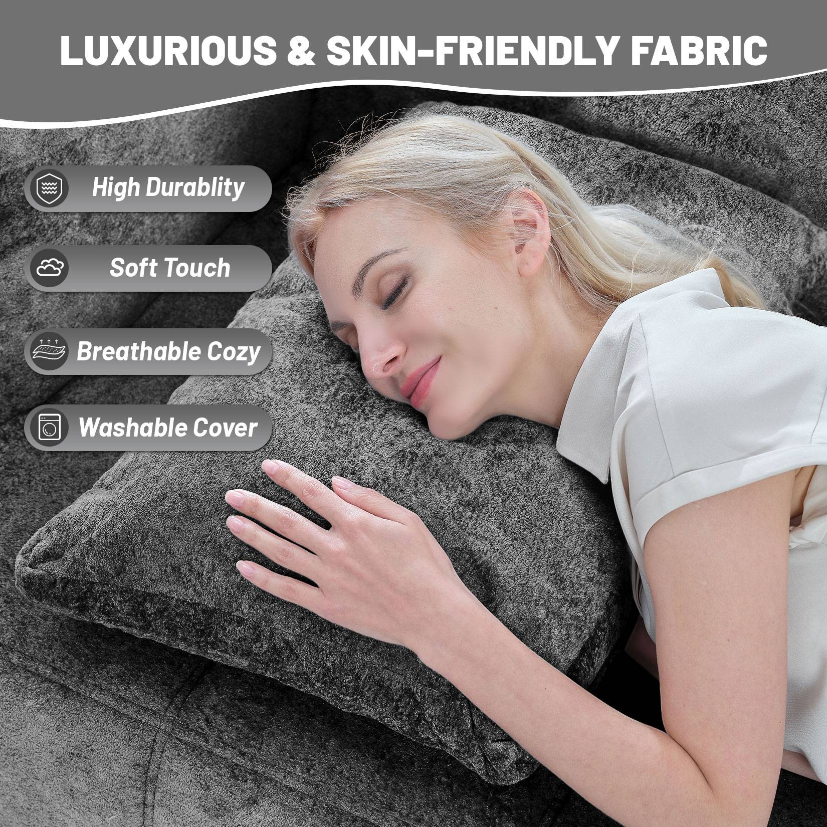 103" Modular Sectional Sofa Couch