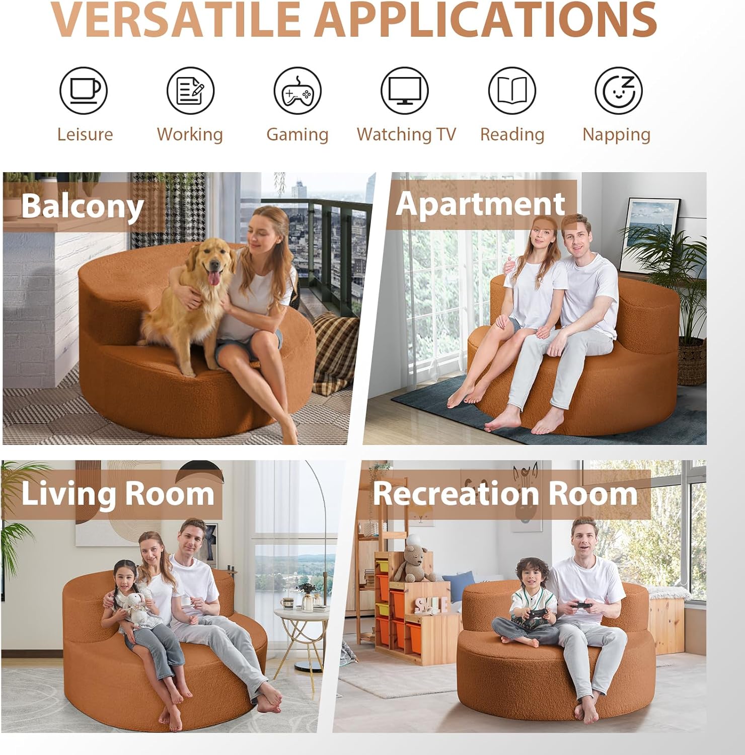 Round Bean Bag Chair