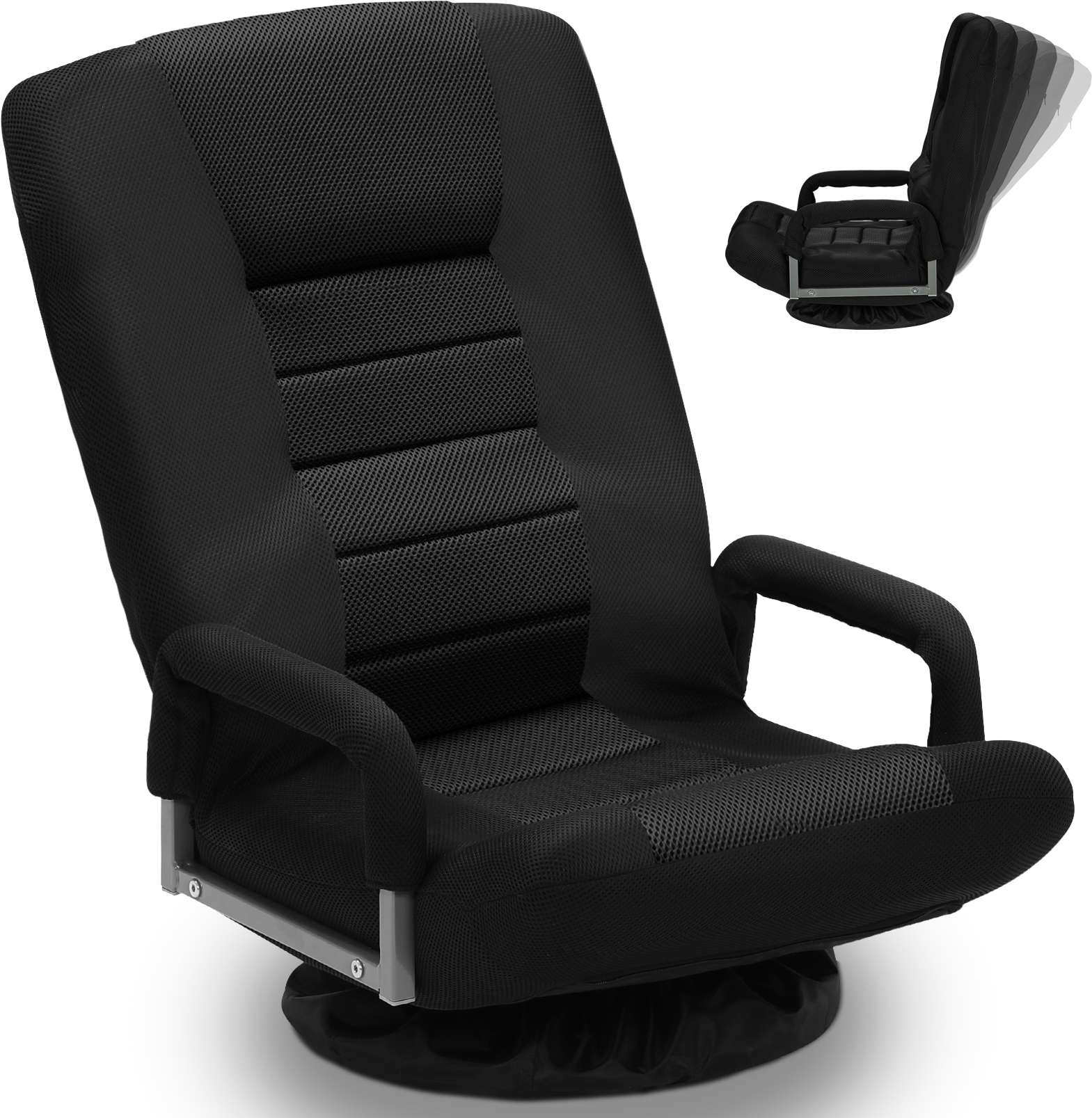 Avocahom Swivel Floor Gaming Chair w/Armrests
