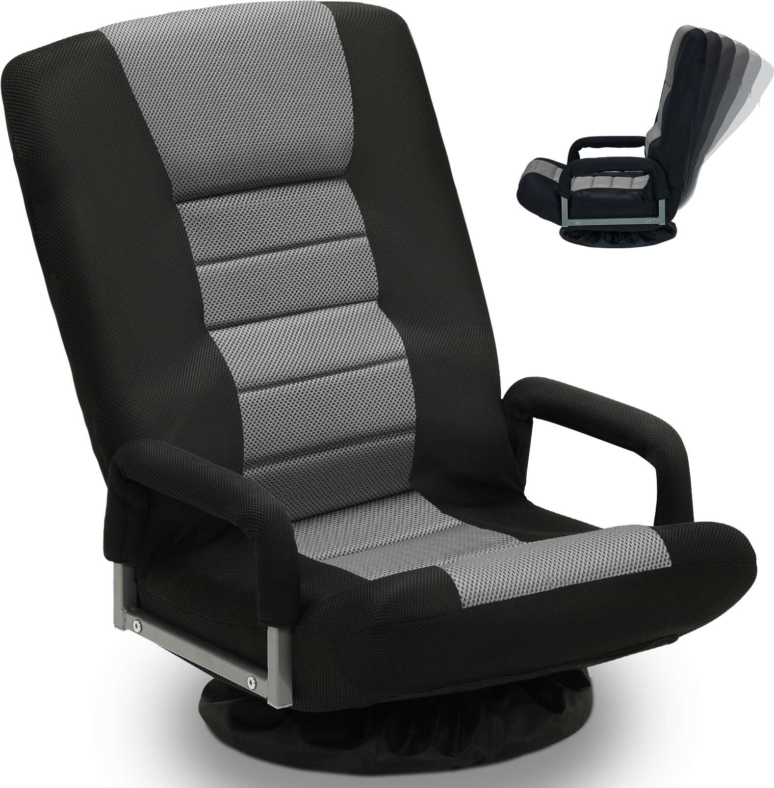 Avocahom Swivel Floor Gaming Chair w/Armrests